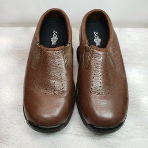 Z-coil Slip On Mules Clogs Shoes Pain Relief Brown